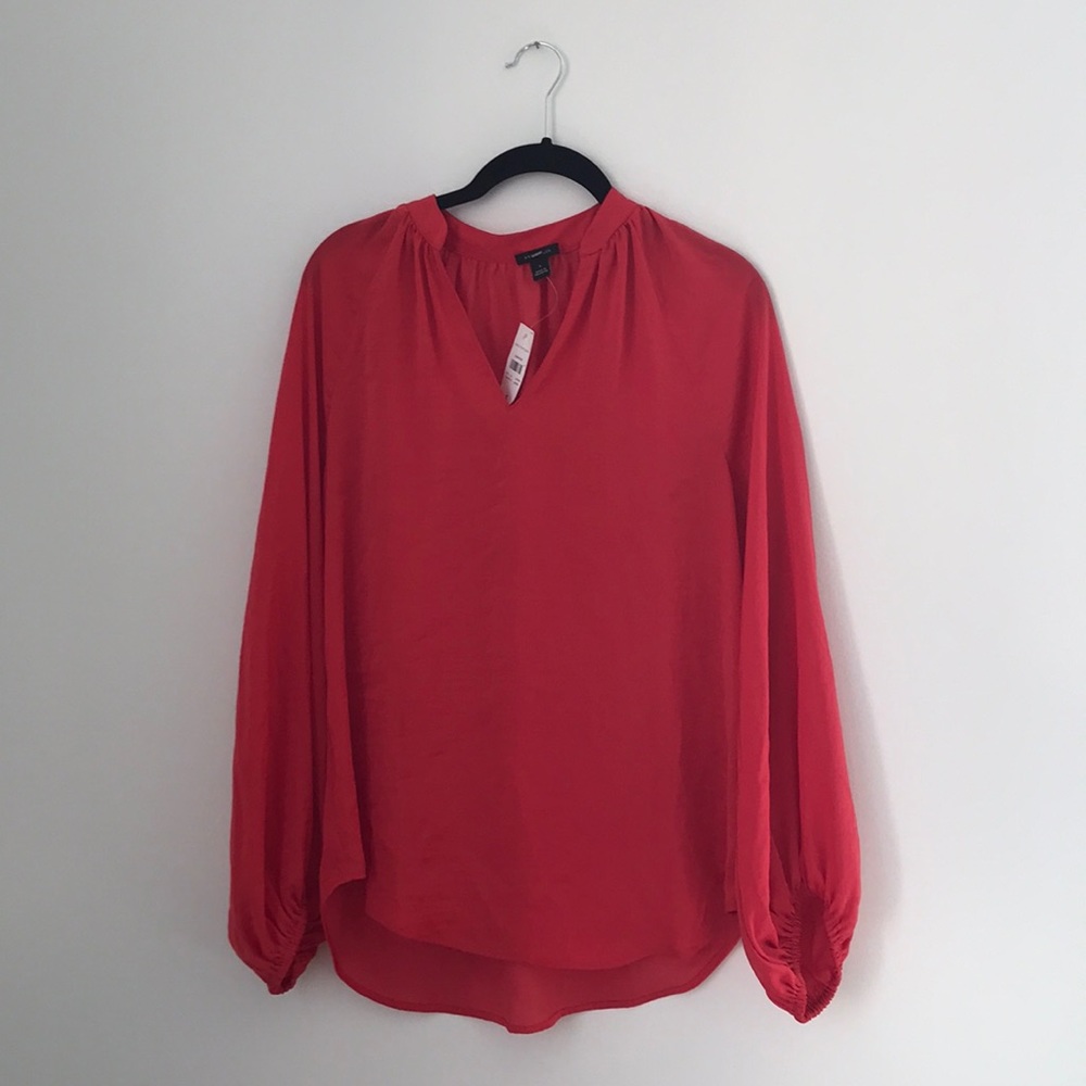 Red/orange Ann Taylor Blouse Size Small NWT